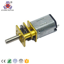 fuerte y de bajo ruido 12 mm de diámetro 12 v dc gear motor